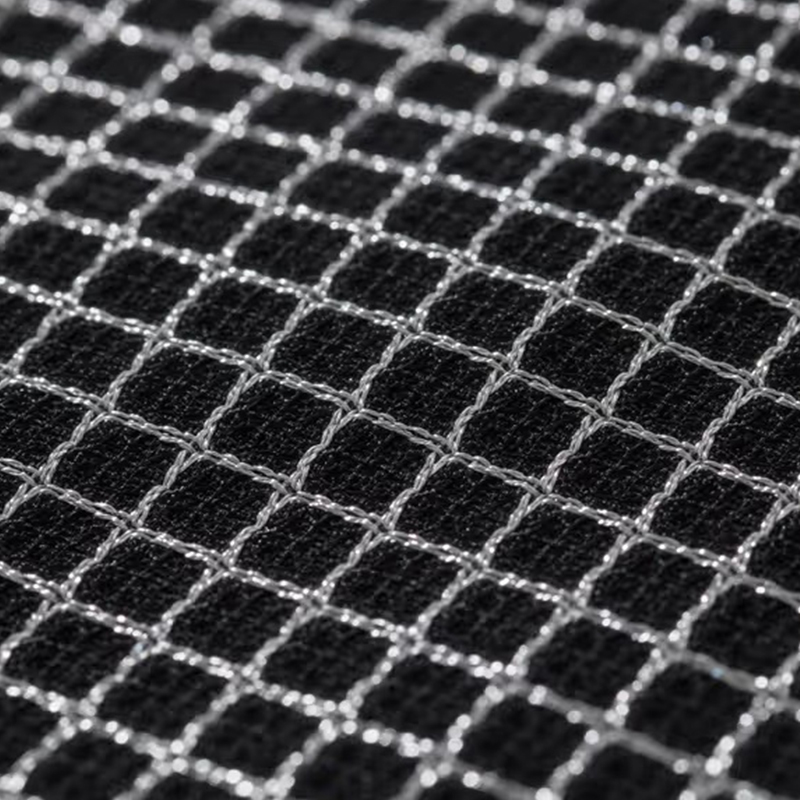 پارچه ابریشمی نخ پلی استر تنفسی Birdseye