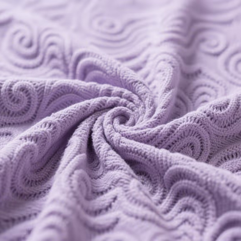 پارچه ژاکارد انتقال محدب توخالی